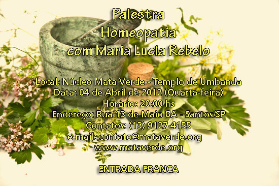 CONVITE HOMEOPATIA